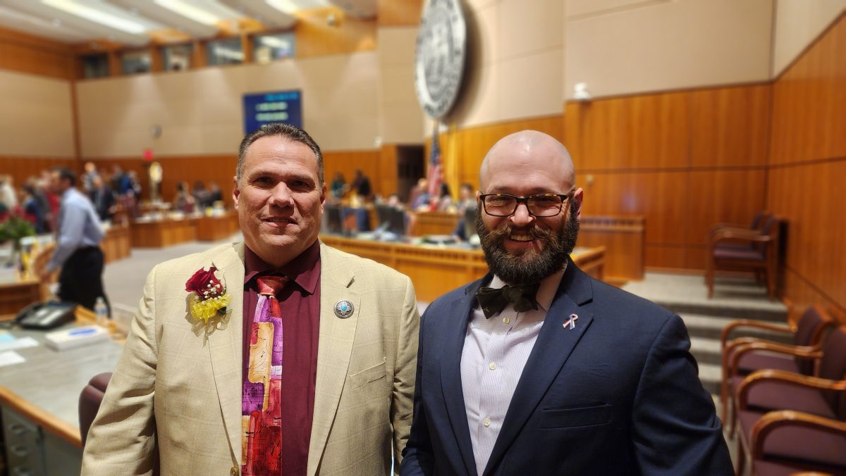 Senator Craig Brandt and SPPI President Patrick M. Brenner